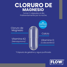 Cargar imagen en el visor de la galería, Cloruro de magnesio cápsulas 100ud - Flow