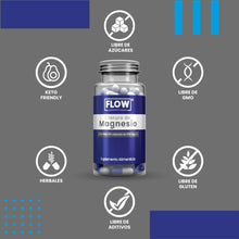 Cargar imagen en el visor de la galería, Cloruro de magnesio cápsulas 100ud - Flow