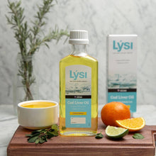 Cargar imagen en el visor de la galería, Aceite de hígado bacalao limón 240ml - Lysi