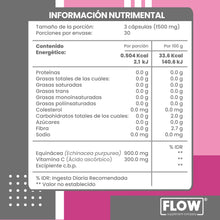 Cargar imagen en el visor de la galería, Equinacea y vitamina C 500 mg 90 caps - Flow