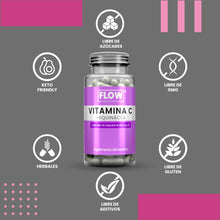 Cargar imagen en el visor de la galería, Equinacea y vitamina C 500 mg 90 caps - Flow