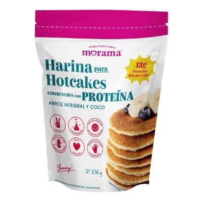 Harina para hotcakes con proteína vegetal 350g