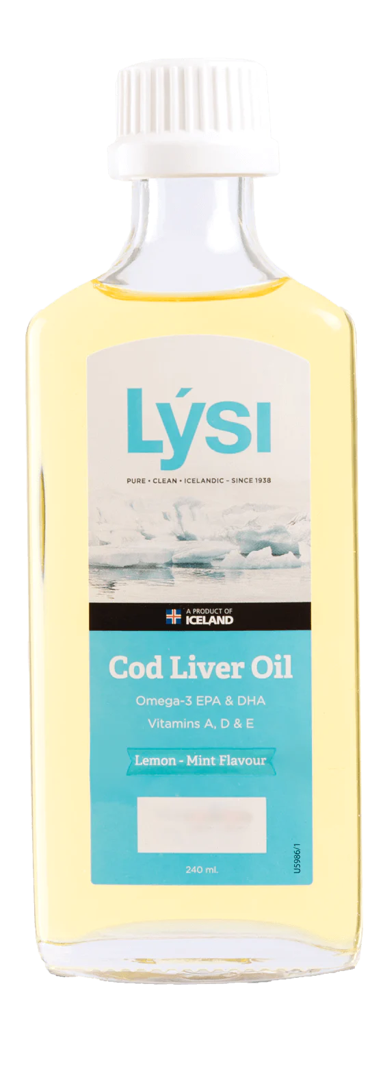 Aceite de hígado bacalao limón 240ml - Lysi